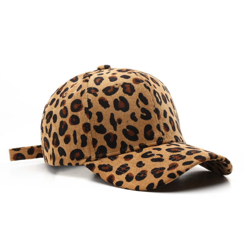 Tapa de béisbol de béisbol de estampado de leopardo de algodón al por mayor